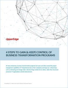 Cover 4 Step to Gain Keep Control of Business Transformation Programs 1 232x300 1
