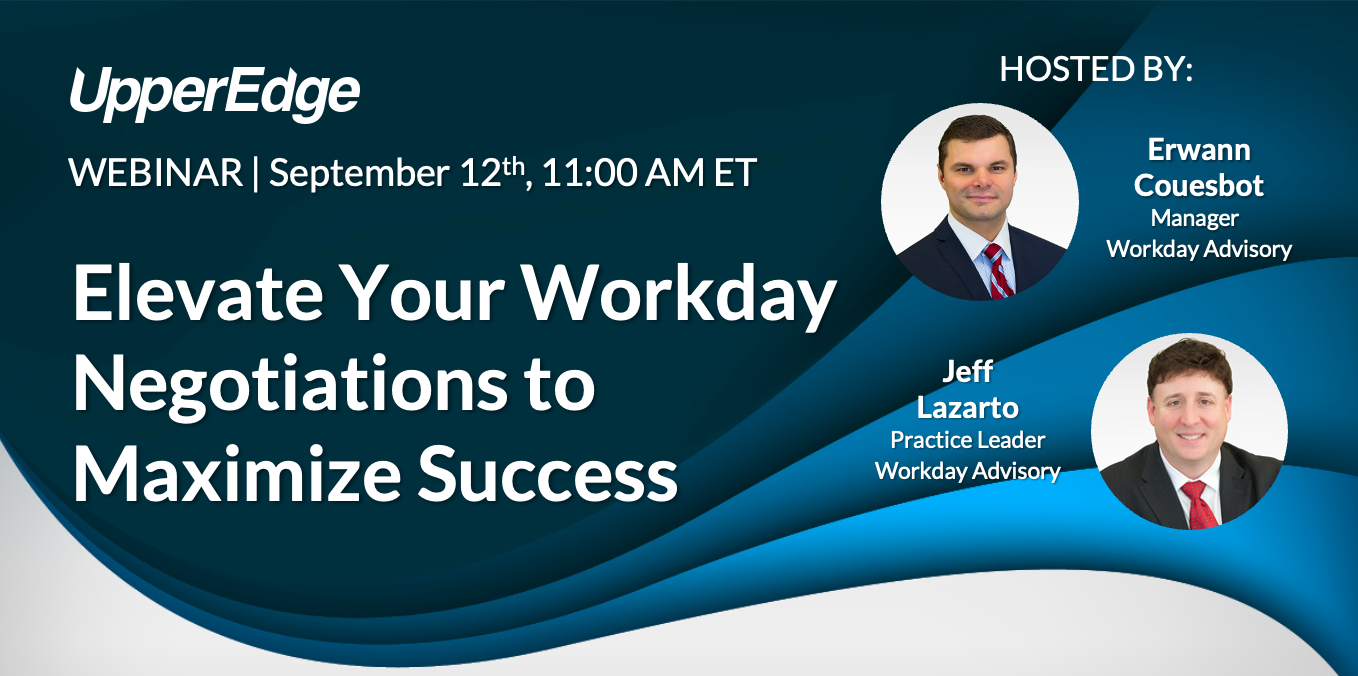 WEBINAR Sept. 12, 2024 at 11:00 ET| Elevate Your Workday Negotiations to Maximize Success - Save Your Spot