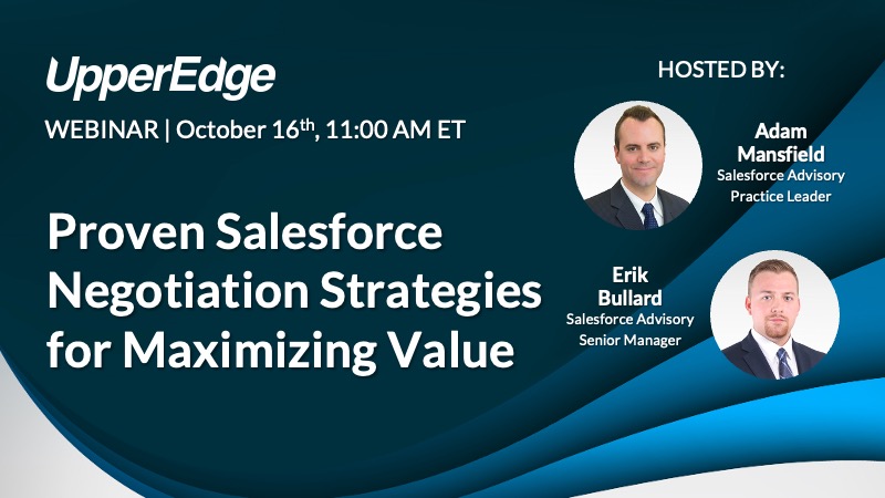 Webinar - Proven Salesforce Negotiations Strategies for Maximizing Value 