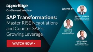SAP Transformations - On-Demand Webinar - Watch Now