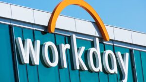 workday logo on side of a building