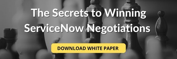 The Secrets to Winning ServiceNow Negotiations. Download White Paper.