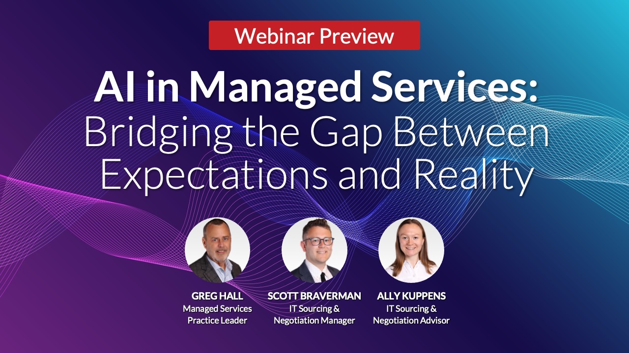 Webinar Preview - AI in Managed Services - Bridging the Gap Between Expectations and Reality